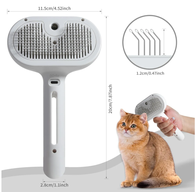 Pet Shed Spray Brush